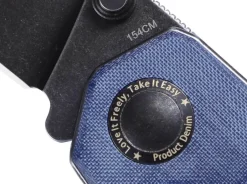 Begleiter Blue Denim Micarta