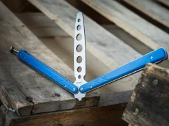 Bhq Balisong Trainer Blue