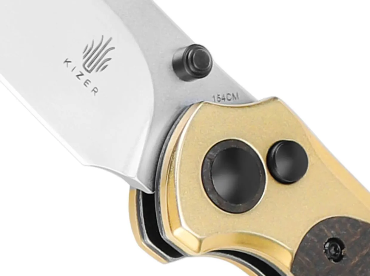 Clairvoyant 154Cm Brass Micarta Black