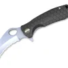 Claw Large Black Serrated