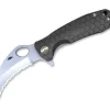 Claw Small Black Serrated