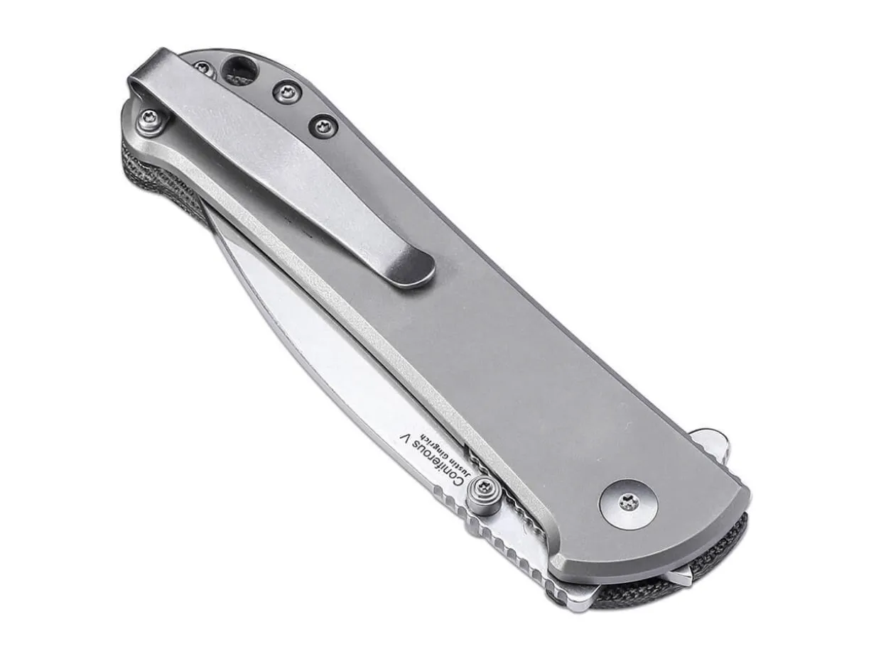 Coniferous V Micarta Black