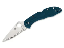Delica 4 Lightweight K390 Serrated Blue
