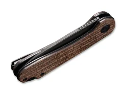 Elementum Micarta Dark Brown Tanto