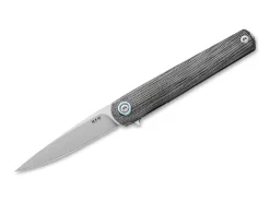 Flame Light Drop Point Micarta Black