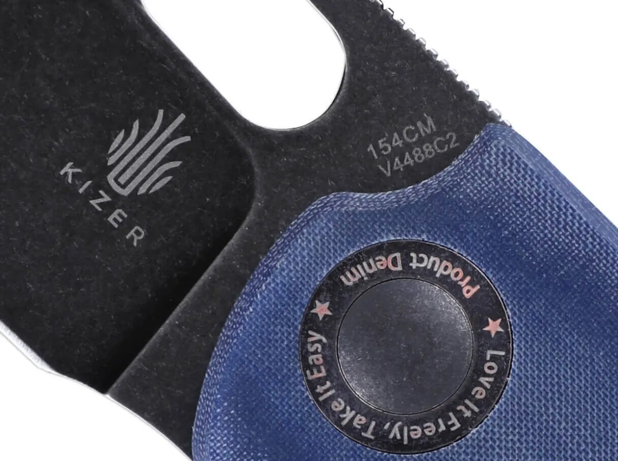 Full Size Sheepdog C01C Blue Denim Micarta