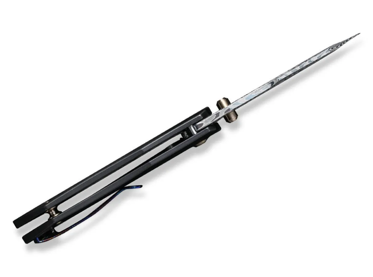 High-Fin Titanium Black Hakkapella Damascus