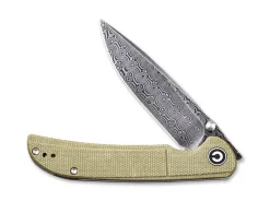 Imperium Damascus Micarta Olive