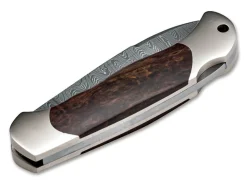 Junior Scout Spearpoint Curly Birch Damascus