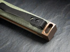 Kaizen Green Canvas Micarta