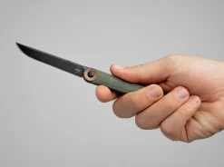 Kaizen Green Canvas Micarta