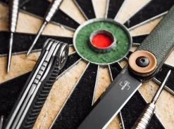 Kaizen Green Canvas Micarta