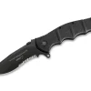 Kal-101 Black Serrated