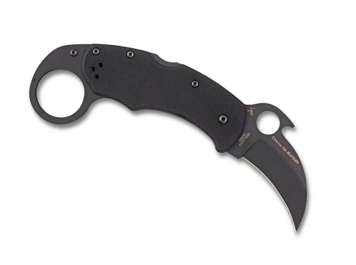Karahawk Black G10 Black Blade