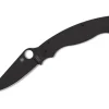 Military 2 G10 Black Blade Plainedge