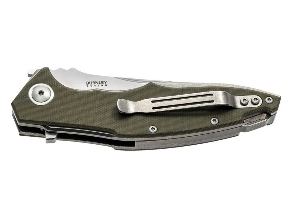 Raut Olive Drab G10 Flipper