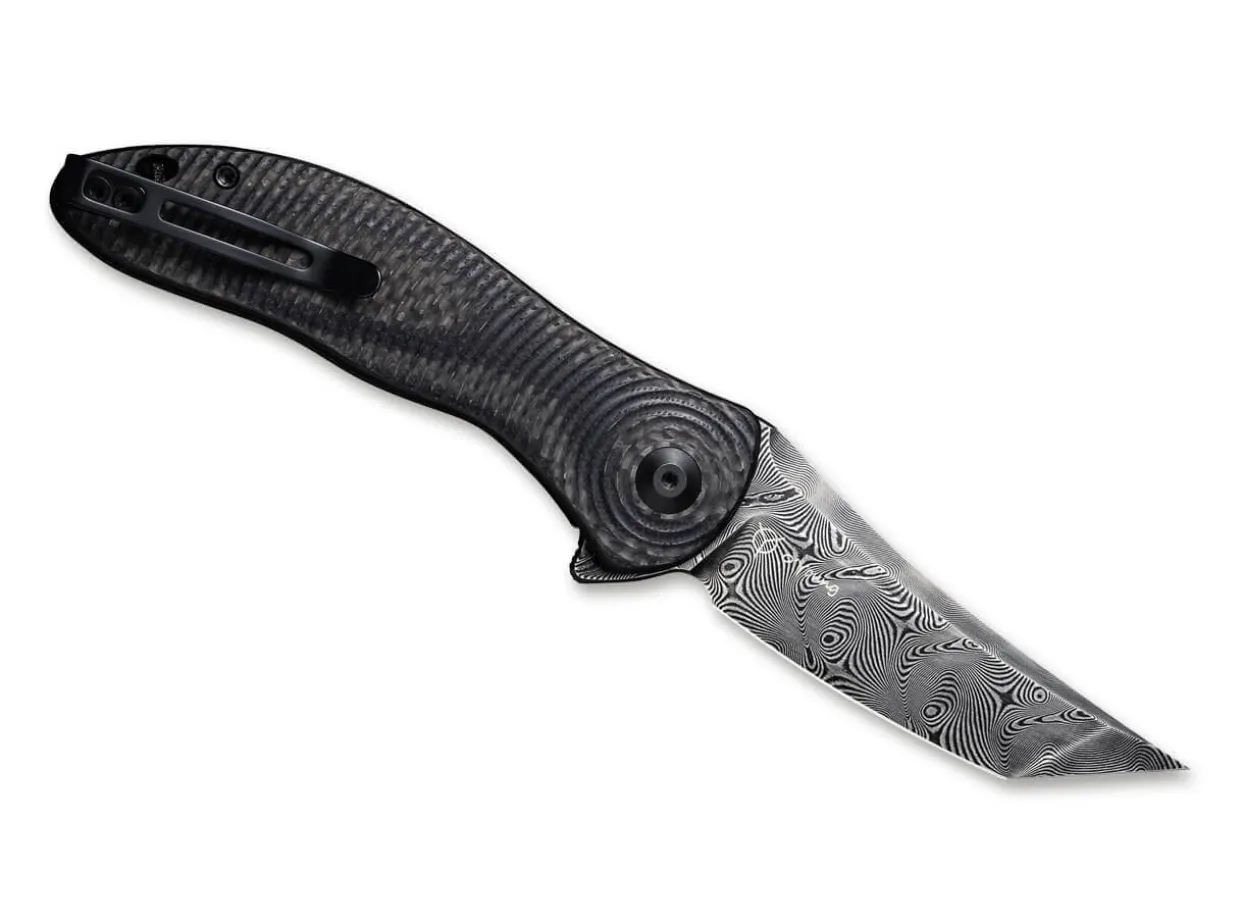 Synergy 3 Damascus G10 Cf Black Tanto