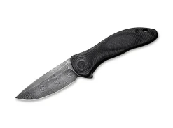 Synergy3 Black G10 Twill Carbon Damascus