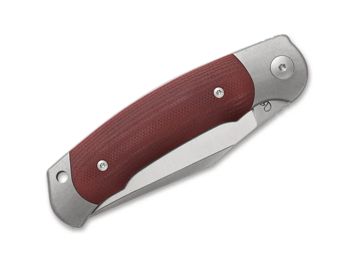 Twin Titanium G10 Red
