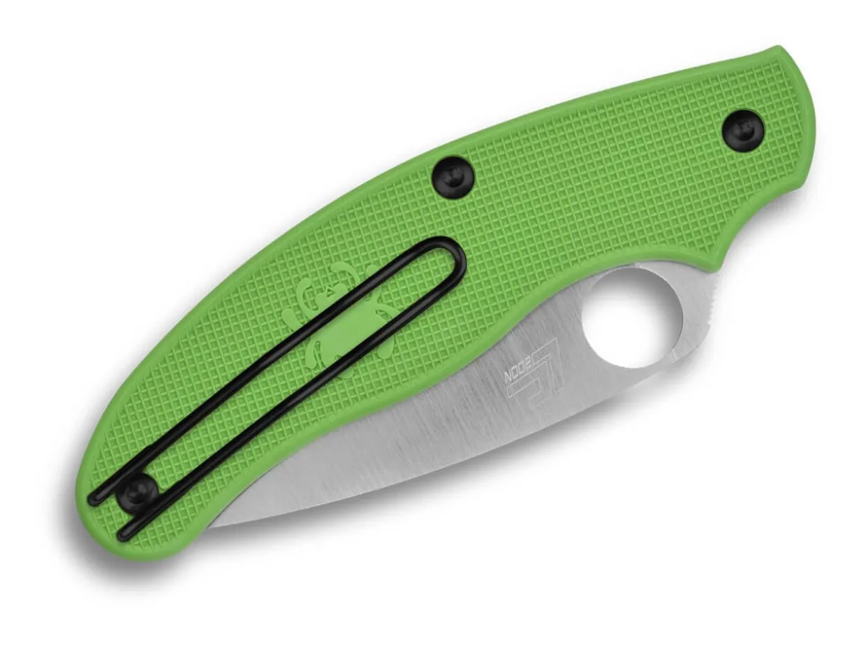 Uk Pen Knife Salt Green Lc200N Spyderedge
