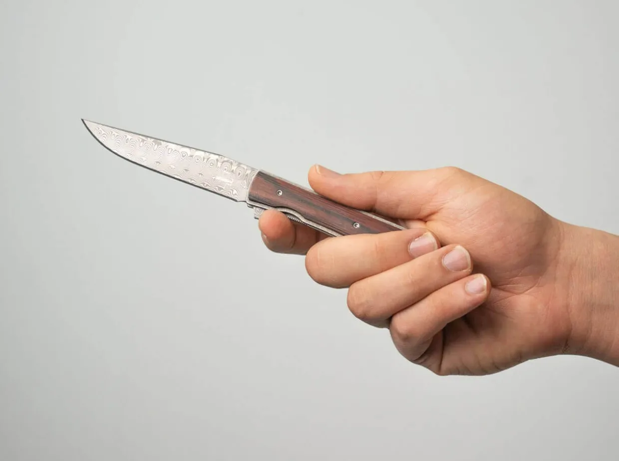 Urban Trapper Cocobolo Damascus